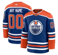 Miesten Edmonton Oilers Custom Pelipaita Royal Premium Koti
