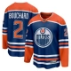 Miesten Edmonton Oilers Evan Bouchard 2 Pelipaita Royal Breakaway Koti