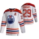 Miesten Edmonton Oilers Leon Draisaitl 29 Pelipaita 2020-21 Reverse Retro Valkoinen Authentic
