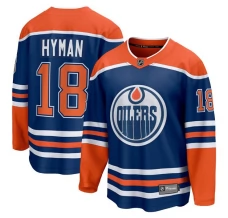 Miesten Edmonton Oilers Zach Hyman 18 Pelipaita Royal Breakaway Koti