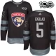 Miesten Florida Panthers Aaron Ekblad 5 Pelipaita 1917-2017 100th Anniversary Patch Musta Authentic