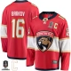 Miesten Florida Panthers Aleksander Barkov 16 Pelipaita 2024 Stanley Cup Champions Captain Patches Punainen Breakaway Koti