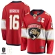 Miesten Florida Panthers Aleksander Barkov 16 Pelipaita 2025 Stanley Cup Champions Captain Patches Punainen Breakaway Koti