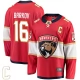 Miesten Florida Panthers Aleksander Barkov 16 Pelipaita Captain Patch Punainen Breakaway Koti