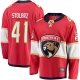 Miesten Florida Panthers Anthony Stolarz 41 Pelipaita Punainen Breakaway Koti