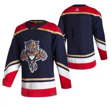 Miesten Florida Panthers Blank Pelipaita 2020-21 Reverse Retro Navy Authentic