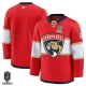 Miesten Florida Panthers Blank Pelipaita 2025 Stanley Cup Champions Patch Punainen Premium Koti
