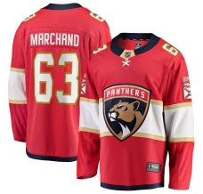 Miesten Florida Panthers Brad Marchand 63 Pelipaita Punainen Breakaway Koti