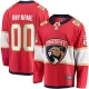 Miesten Florida Panthers Custom Pelipaita Punainen Breakaway Koti