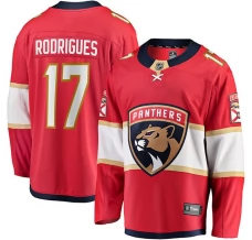 Miesten Florida Panthers Evan Rodrigues 17 Pelipaita Punainen Breakaway Koti