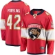 Miesten Florida Panthers Gustav Forsling 42 Pelipaita Punainen Breakaway Koti