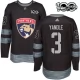 Miesten Florida Panthers Keith Yandle 3 Pelipaita 1917-2017 100th Anniversary Patch Musta Authentic
