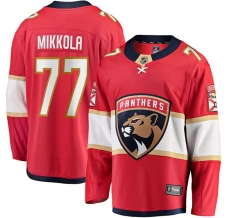 Miesten Florida Panthers Niko Mikkola 77 Pelipaita Punainen Premier Breakaway Koti