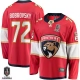 Miesten Florida Panthers Sergei Bobrovsky 72 Pelipaita 2024 Stanley Cup Champions Patch Punainen Breakaway Koti