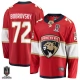 Miesten Florida Panthers Sergei Bobrovsky 72 Pelipaita 2025 Stanley Cup Champions Patch Punainen Breakaway Koti
