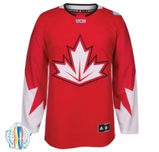Miesten Kanada Blank Pelipaita 2016 World Cup of Hockey Punainen Authentic