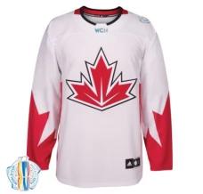 Miesten Kanada Blank Pelipaita 2016 World Cup of Hockey Valkoinen Authentic