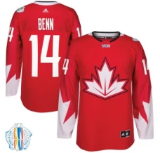 Miesten Kanada Jamie Benn 14 Pelipaita 2016 World Cup of Hockey Punainen Authentic