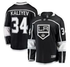 Miesten Los Angeles Kings Arthur Kaliyev 34 Pelipaita Musta Breakaway Koti