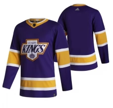 Miesten Los Angeles Kings Blank Pelipaita 2020-21 Reverse Retro Violetti Authentic