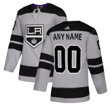 Miesten Los Angeles Kings Custom Pelipaita 2018-19 Harmaa Authentic