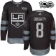 Miesten Los Angeles Kings Drew Doughty 8 Pelipaita 1917-2017 100th Anniversary Patch Musta Authentic