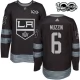 Miesten Los Angeles Kings Jake Muzzin 6 Pelipaita 1917-2017 100th Anniversary Patch Musta Authentic