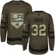Miesten Los Angeles Kings Jonathan Quick 32 Pelipaita Camo Green Authentic