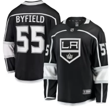 Miesten Los Angeles Kings Quinton Byfield 55 Pelipaita Musta Breakaway Koti