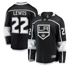 Miesten Los Angeles Kings Trevor Lewis 22 Pelipaita Musta Breakaway Koti