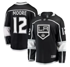Miesten Los Angeles Kings Trevor Moore 12 Pelipaita Musta Breakaway Koti