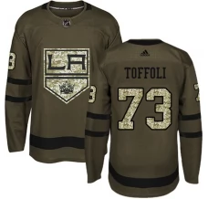 Miesten Los Angeles Kings Tyler Toffoli 73 Pelipaita Camo Green Authentic
