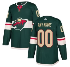 Miesten Minnesota Wild Custom Pelipaita Vihreä Authentic