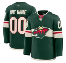 Miesten Minnesota Wild Custom Pelipaita Vihreä Premium Koti