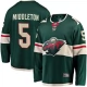Miesten Minnesota Wild Jake Middleton 5 Pelipaita Vihreä Breakaway Koti