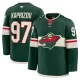 Miesten Minnesota Wild Kirill Kaprizov 97 Pelipaita Vihreä Premium Koti
