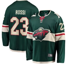 Miesten Minnesota Wild Marco Rossi 23 Pelipaita Vihreä Breakaway Koti