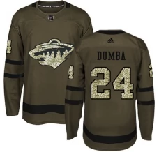 Miesten Minnesota Wild Matt Dumba 24 Pelipaita Camo Green Authentic