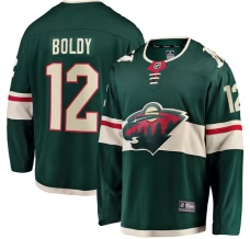 Miesten Minnesota Wild Matthew Boldy 12 Pelipaita Vihreä Breakaway Koti