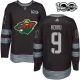 Miesten Minnesota Wild Mikko Koivu 9 Pelipaita 1917-2017 100th Anniversary Patch Musta Authentic