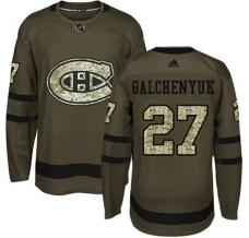 Miesten Montreal Canadiens Alex Galchenyuk 27 Pelipaita Camo Green Authentic