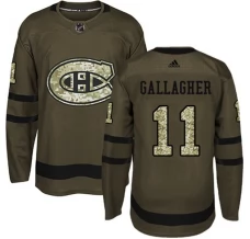 Miesten Montreal Canadiens Brendan Gallagher 11 Pelipaita Camo Green Authentic
