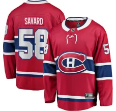 Miesten Montreal Canadiens David Savard 58 Pelipaita Punainen Breakaway Koti