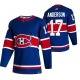 Miesten Montreal Canadiens Josh Anderson 17 Pelipaita 2020-21 Reverse Retro Sininen Authentic