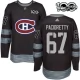 Miesten Montreal Canadiens Max Pacioretty 67 Pelipaita 1917-2017 100th Anniversary Patch Musta Authentic