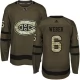 Miesten Montreal Canadiens Shea Weber 6 Pelipaita Camo Green Authentic
