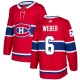 Miesten Montreal Canadiens Shea Weber 6 Pelipaita Punainen Authentic