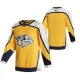 Miesten Nashville Predators Blank Pelipaita 2020-21 Reverse Retro Keltainen Authentic