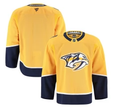 Miesten Nashville Predators Blank Pelipaita Keltainen Authentic Pro Koti
