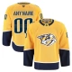 Miesten Nashville Predators Custom Pelipaita Kulta Authentic Pro Koti